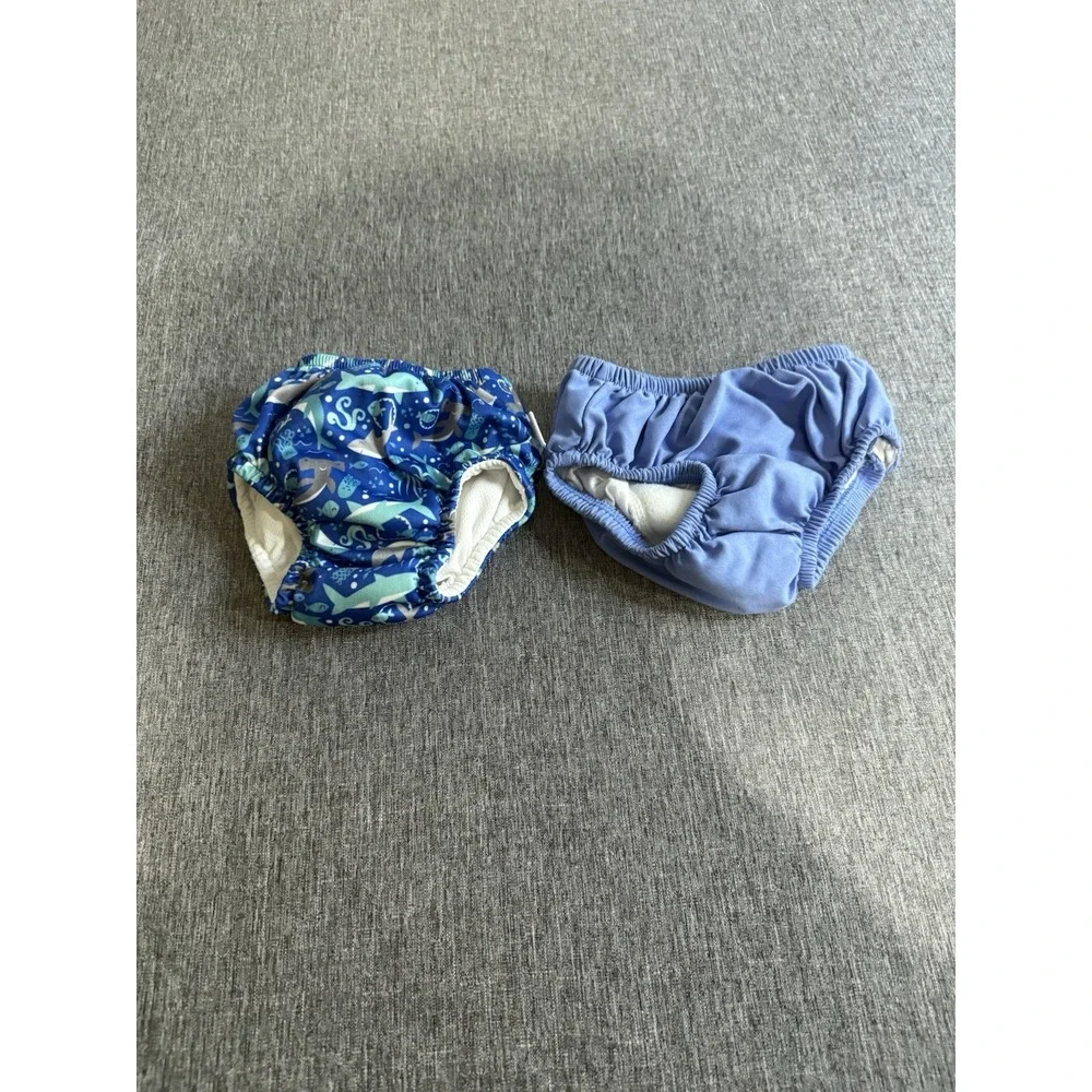 Bundle Of 2 Baby Swim Diapers Sz 3-6 Months